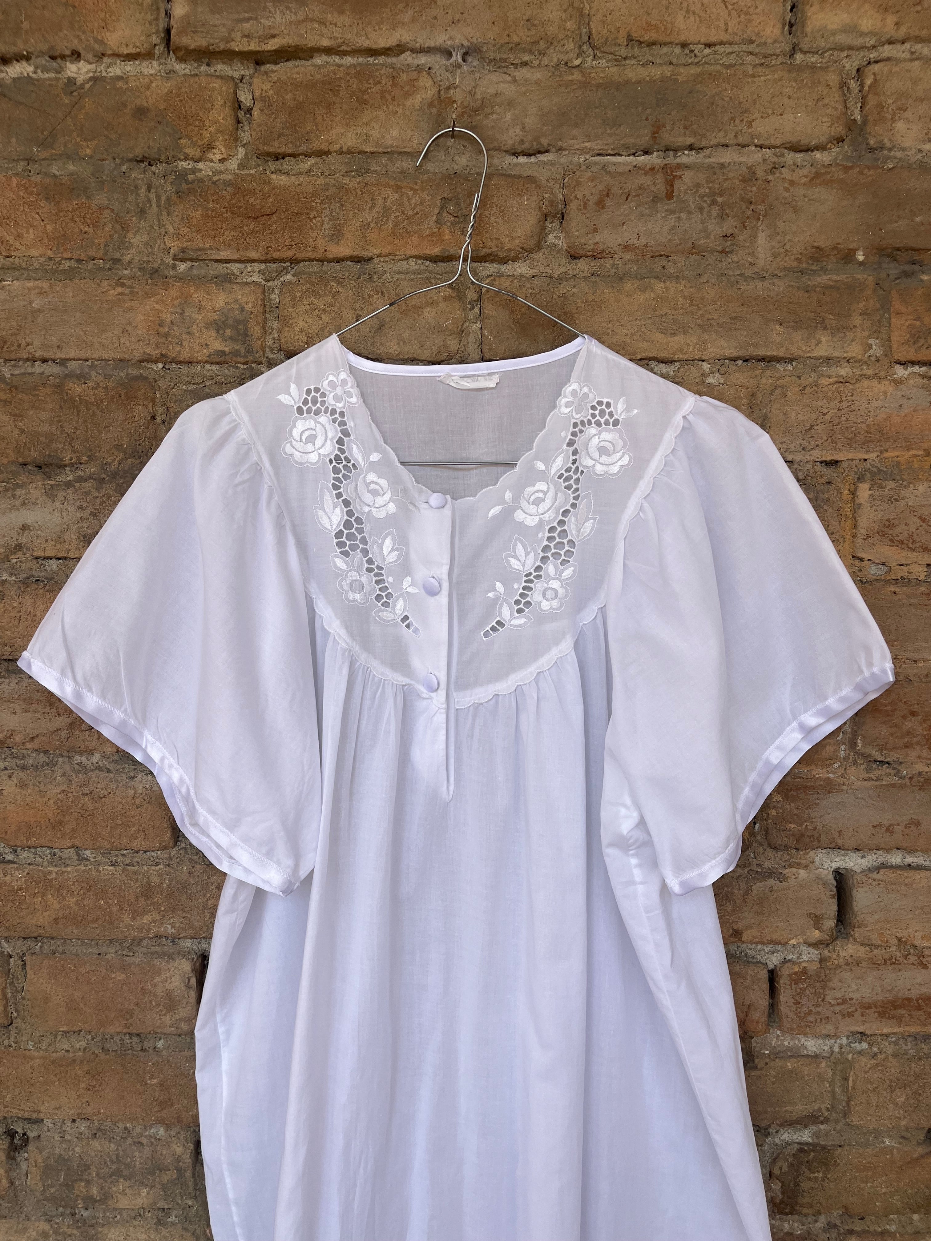 Camicia da notte in cotone