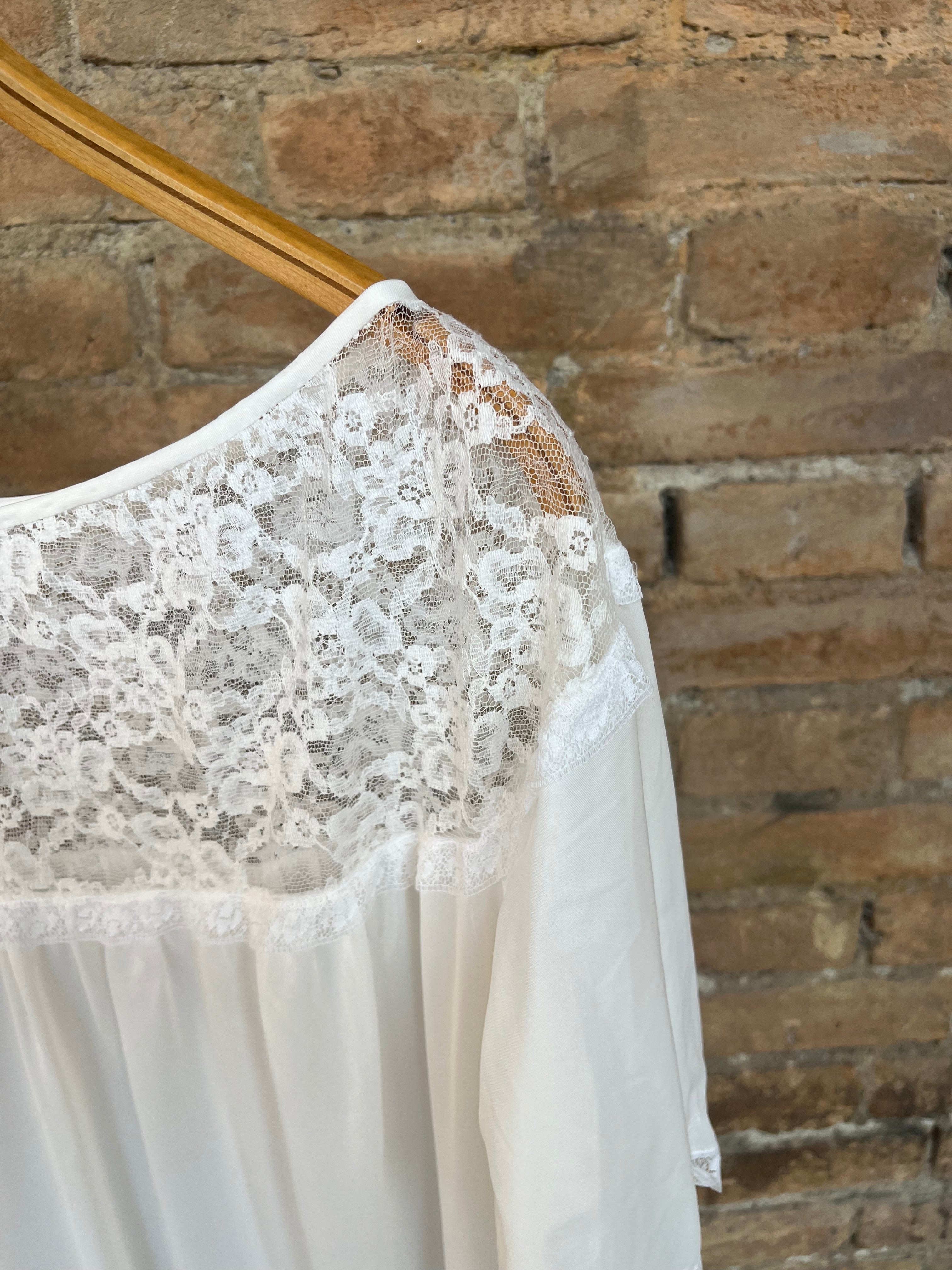 Camicia da notte in pizzo e Lycra