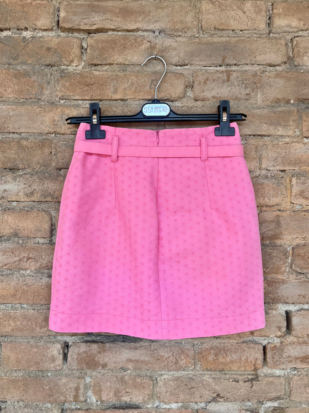 Minigonna in cotone jaquard