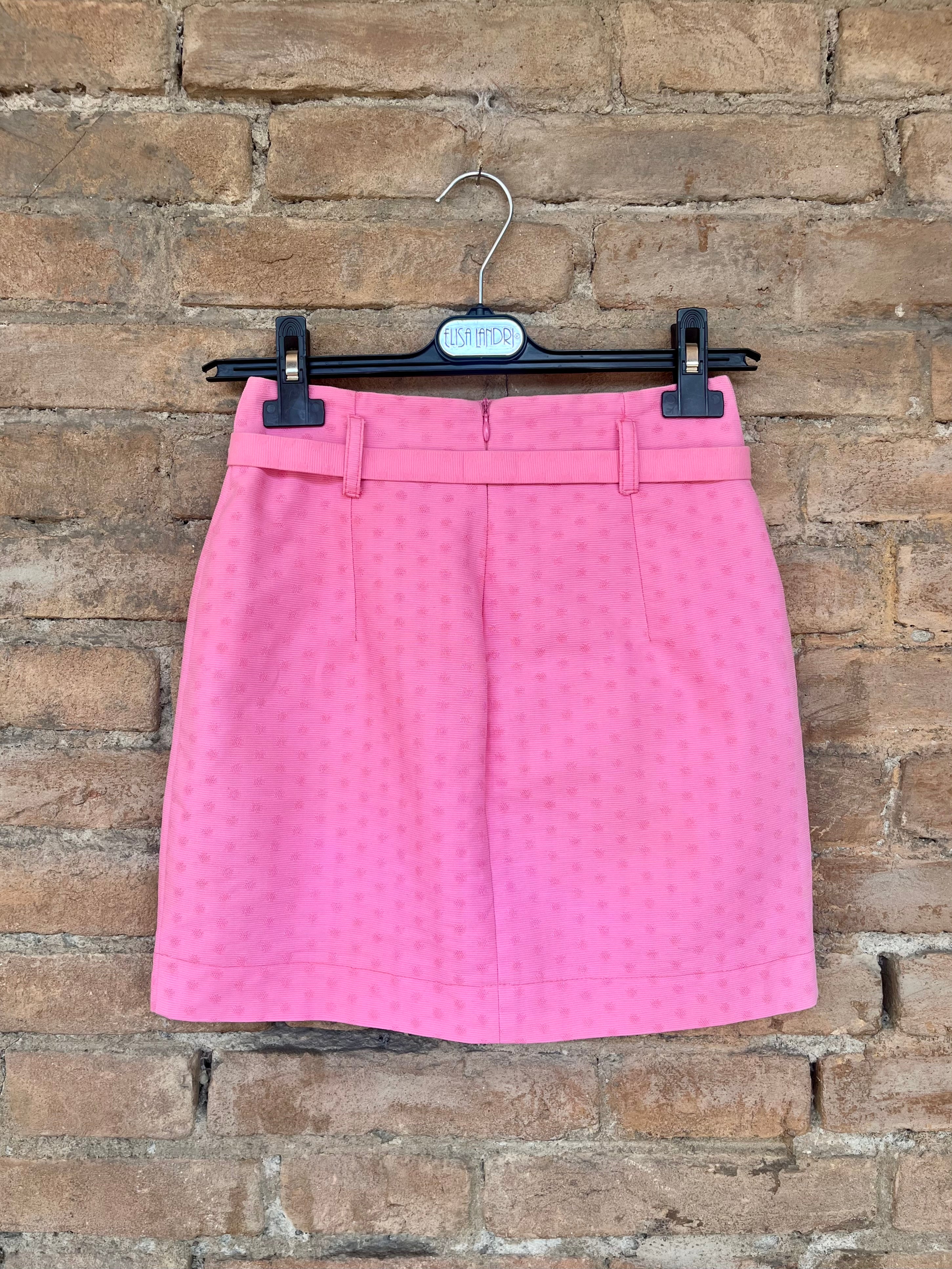 Minigonna in cotone jaquard