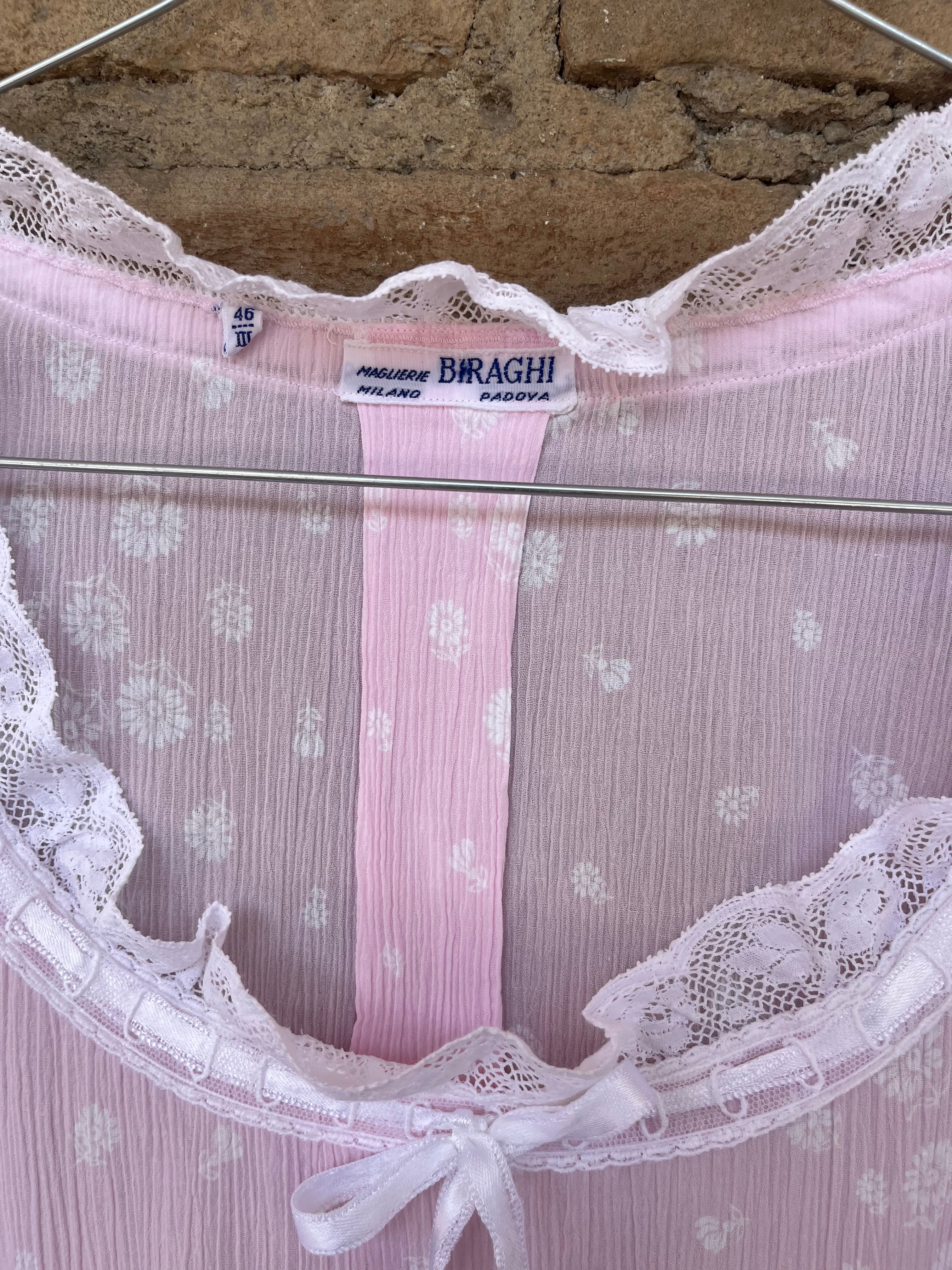 Camicia da notte in cotone