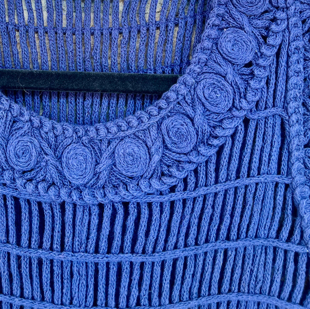 Top Crochet in cotone