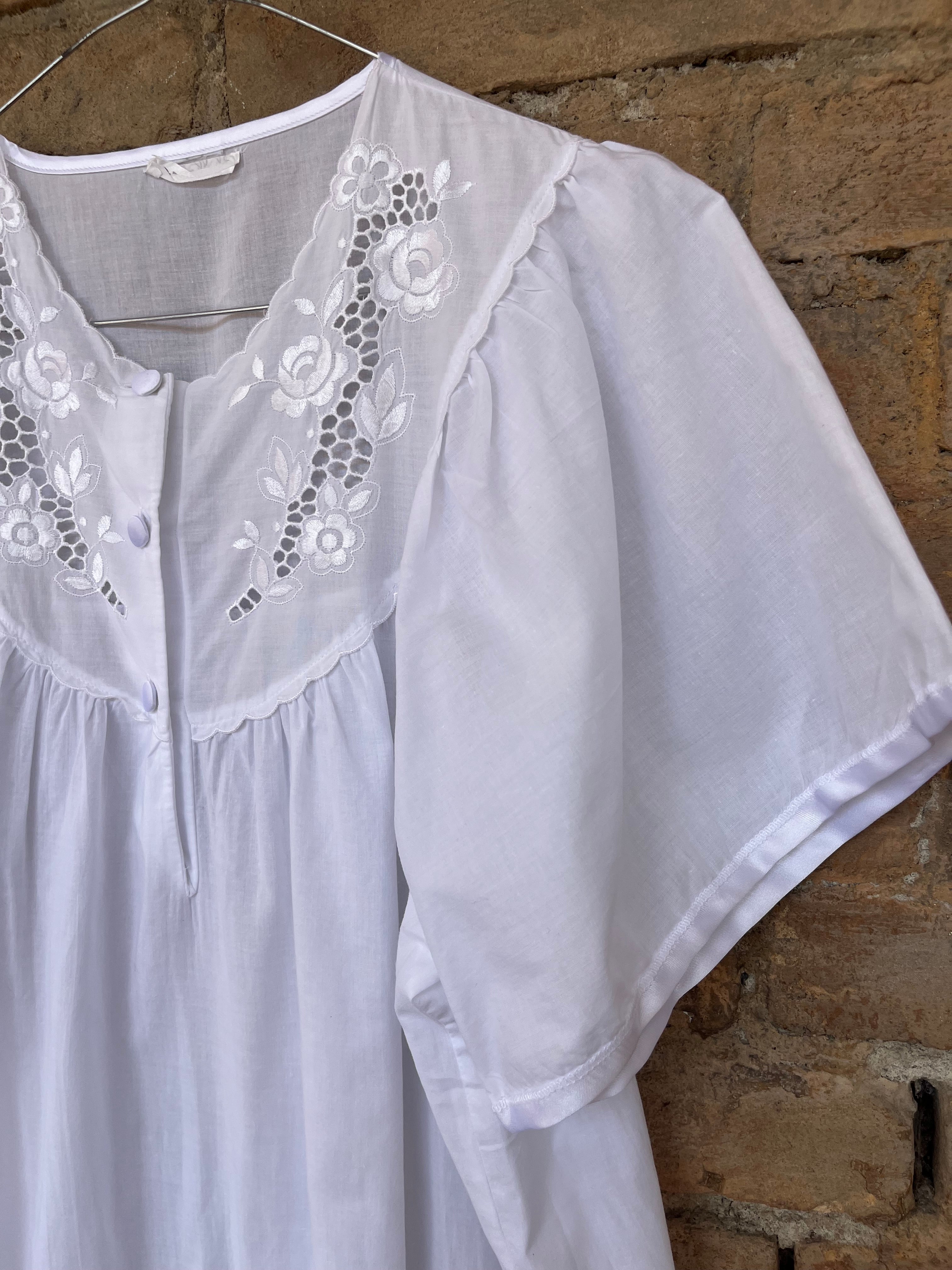 Camicia da notte in cotone