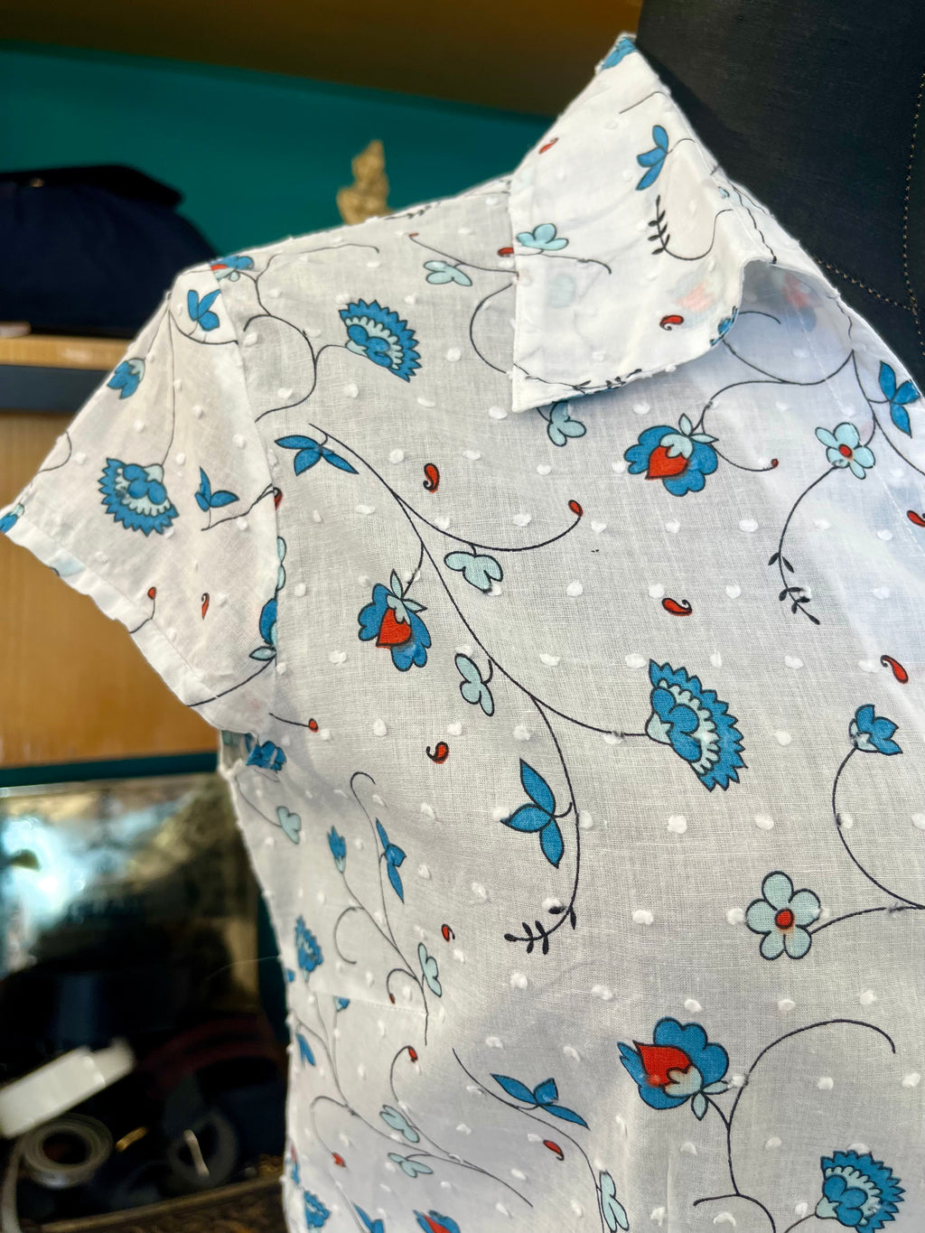 Piccola camicia cotone stampato
