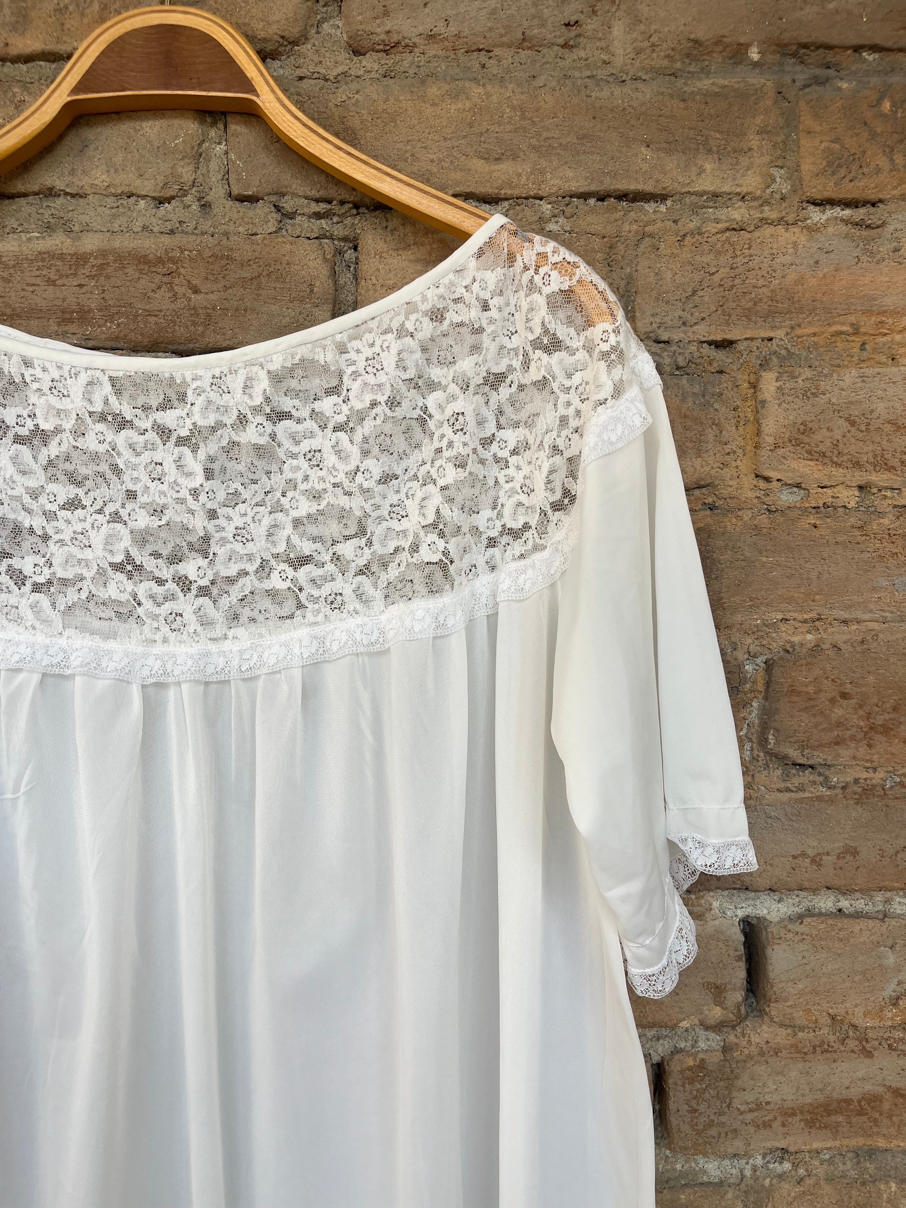 Camicia da notte in pizzo e Lycra