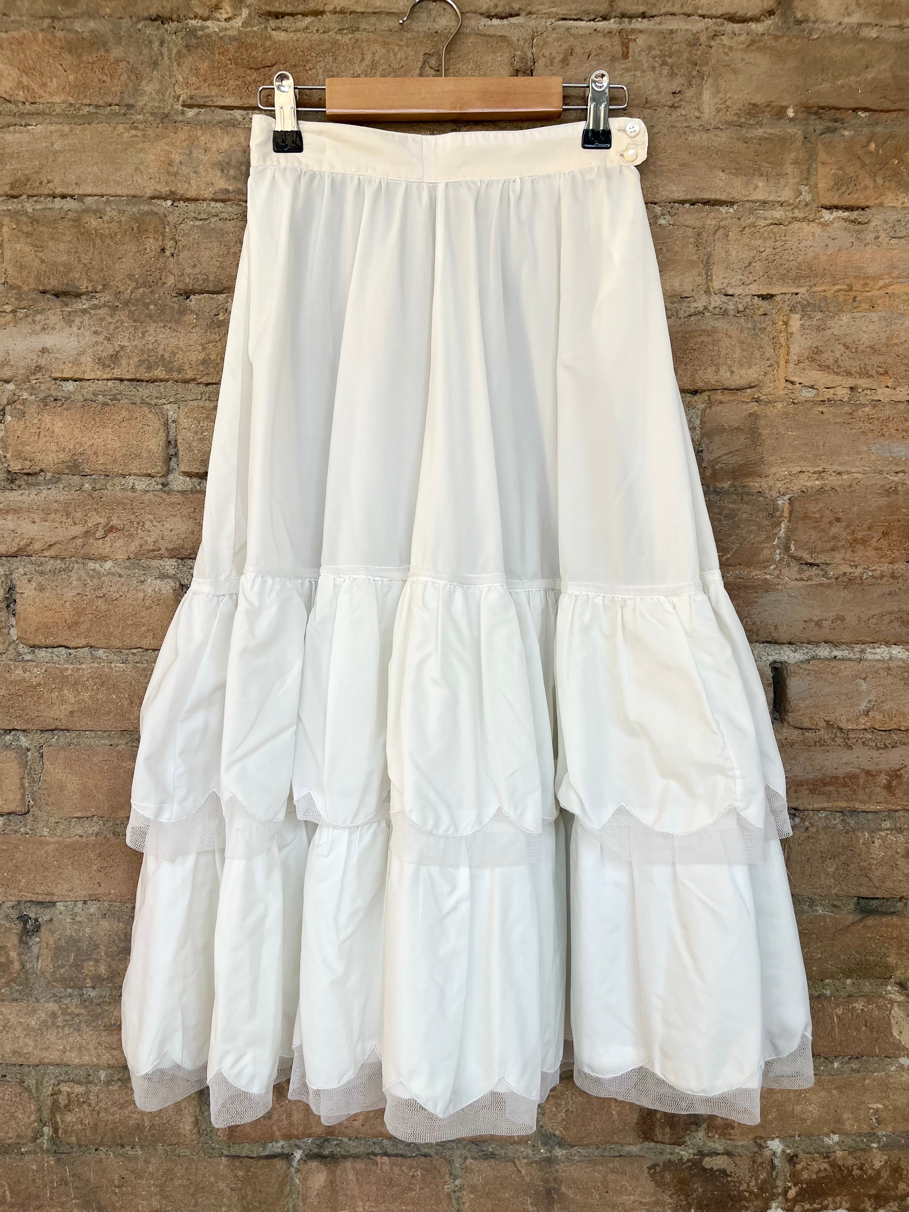 Sottogonna con balze di tulle