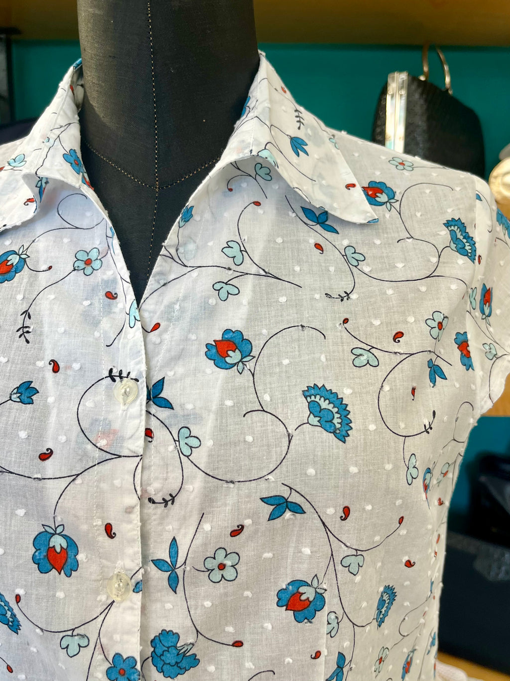 Piccola camicia cotone stampato