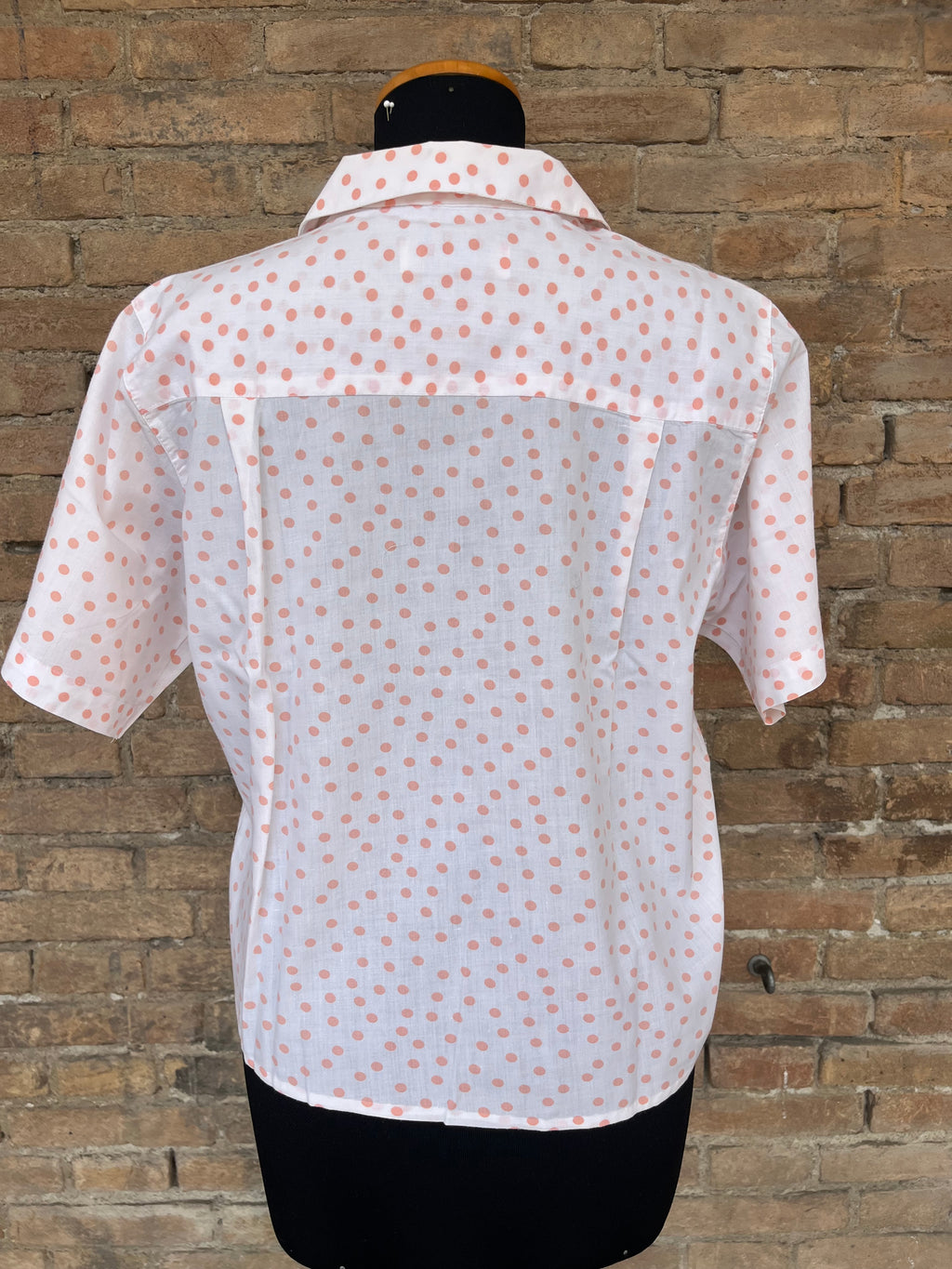 Camicia di cotone  a pois
