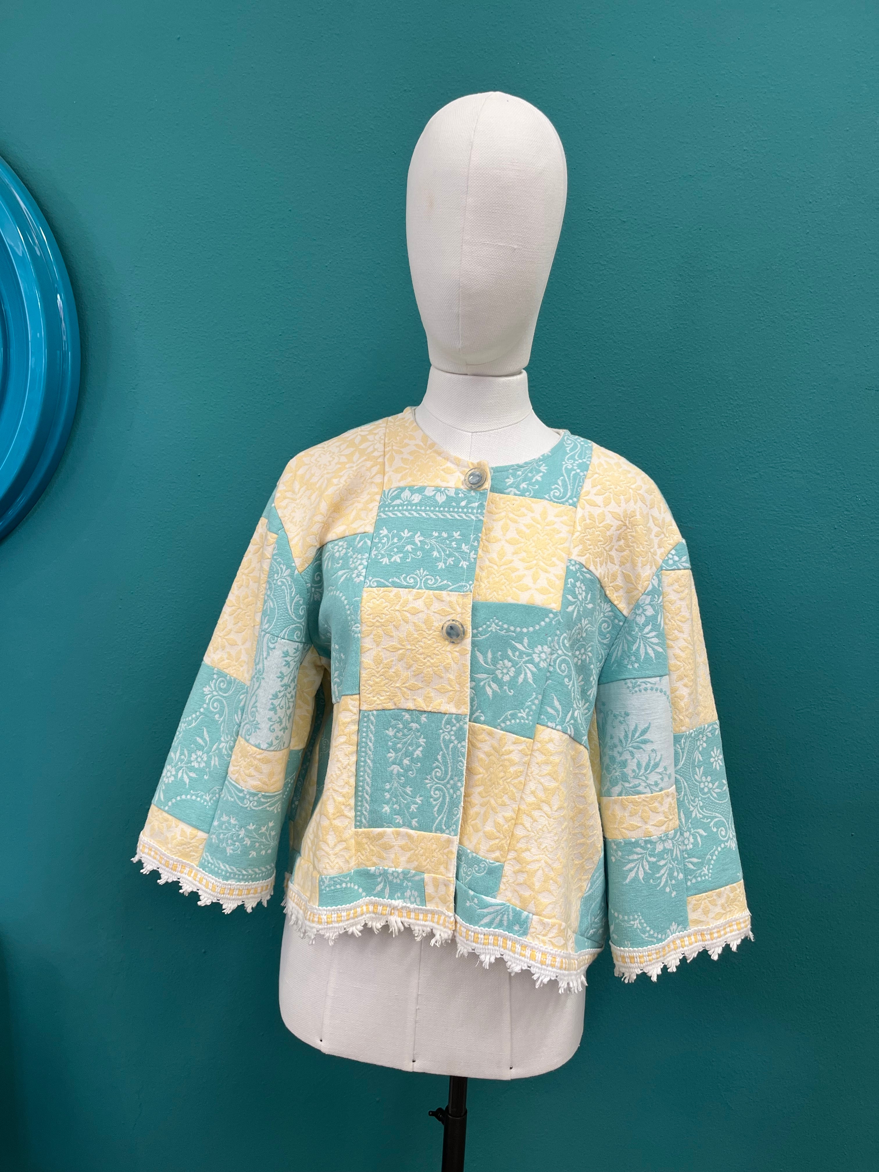 Giacca corta Patchwork