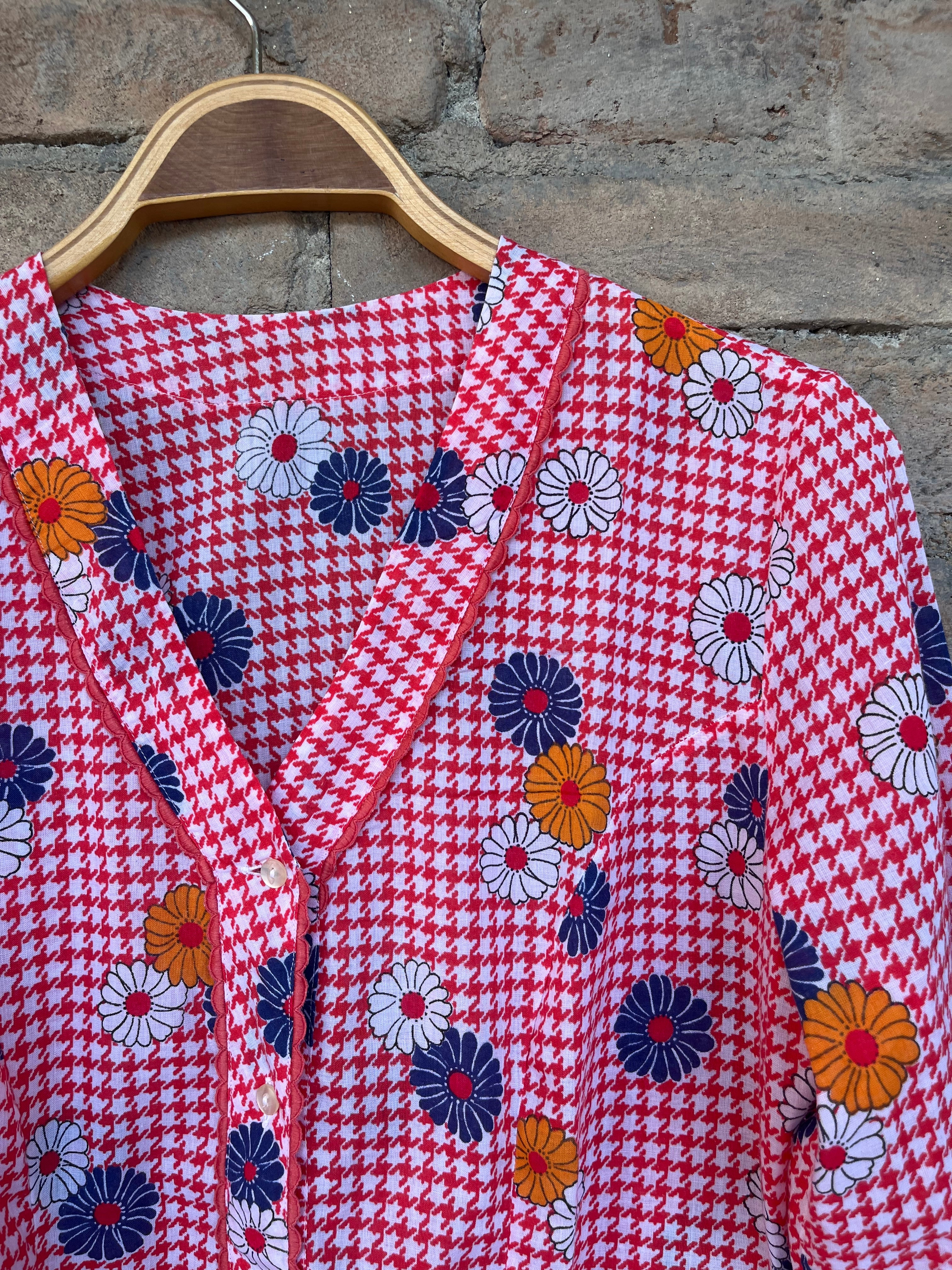 Pigiama anni ‘70 in cotone