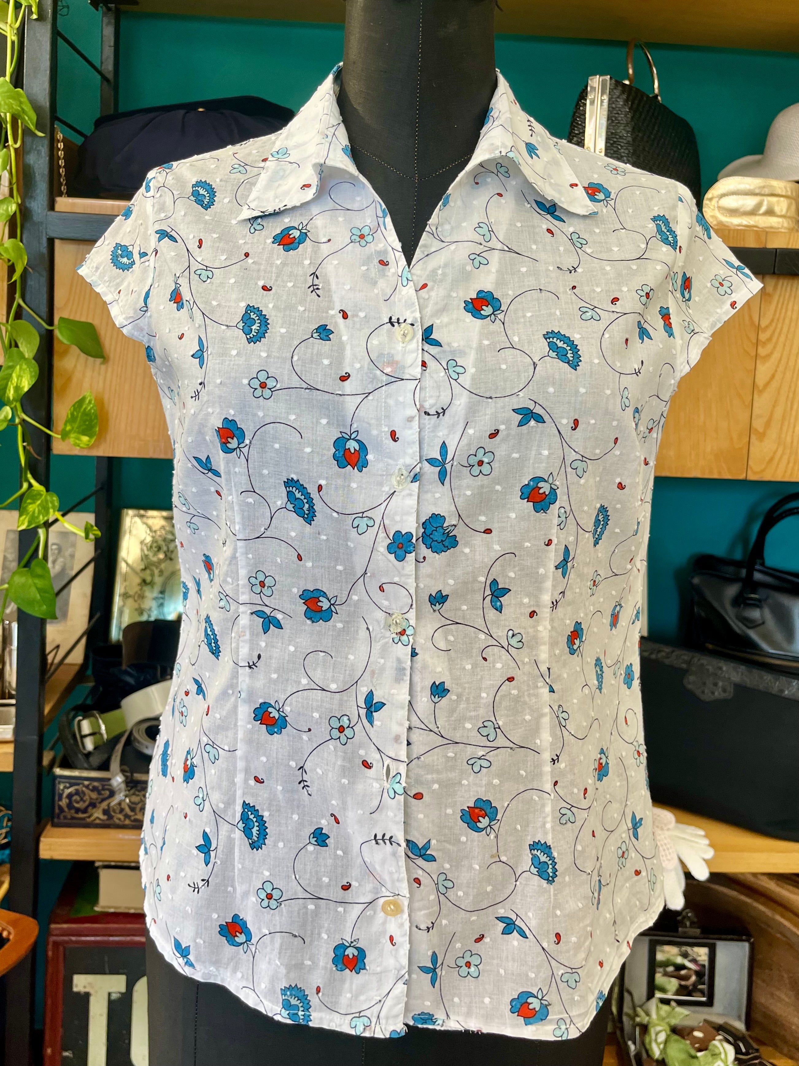 Piccola camicia cotone stampato