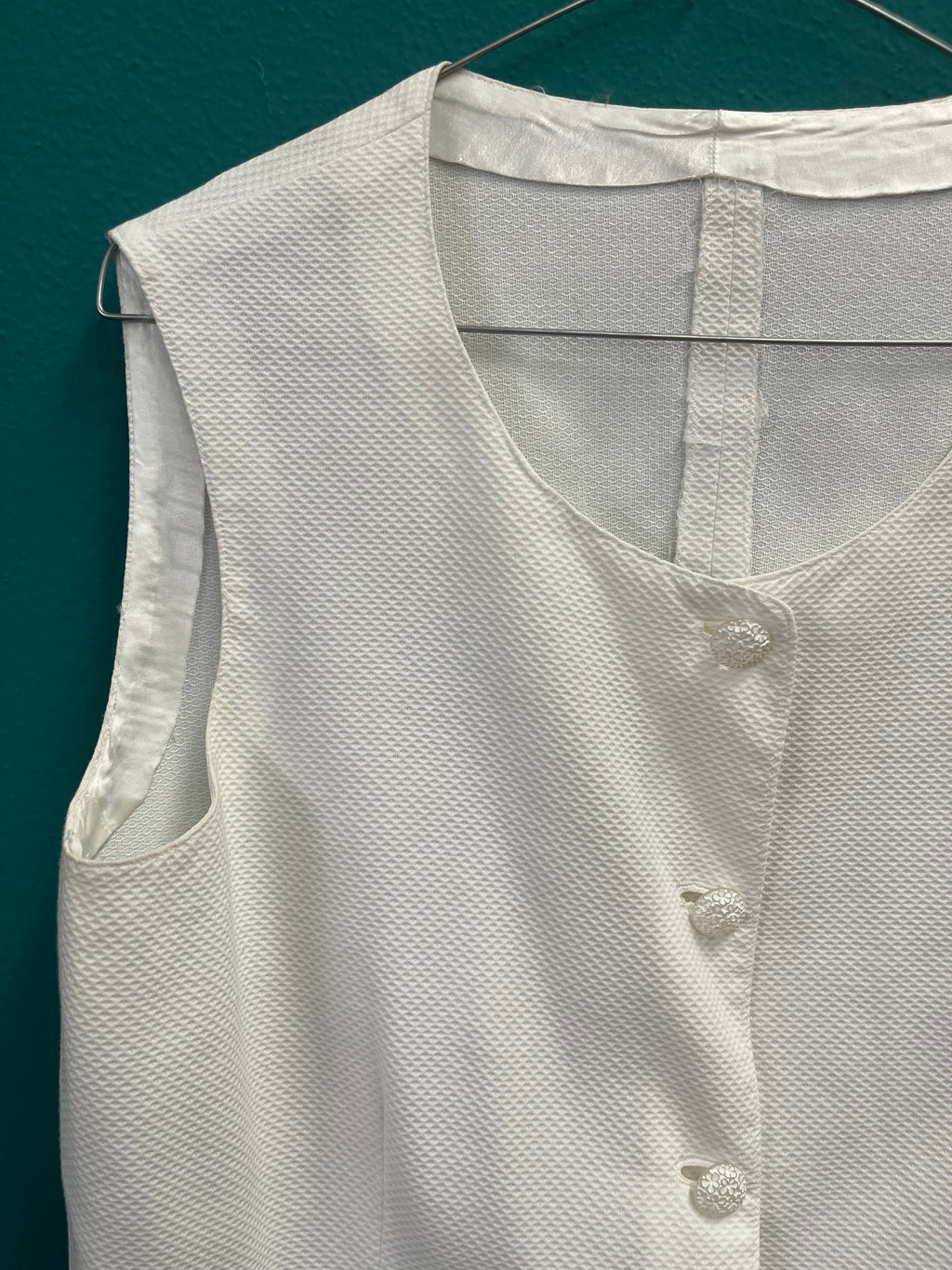 Gilet in piquet di cotone