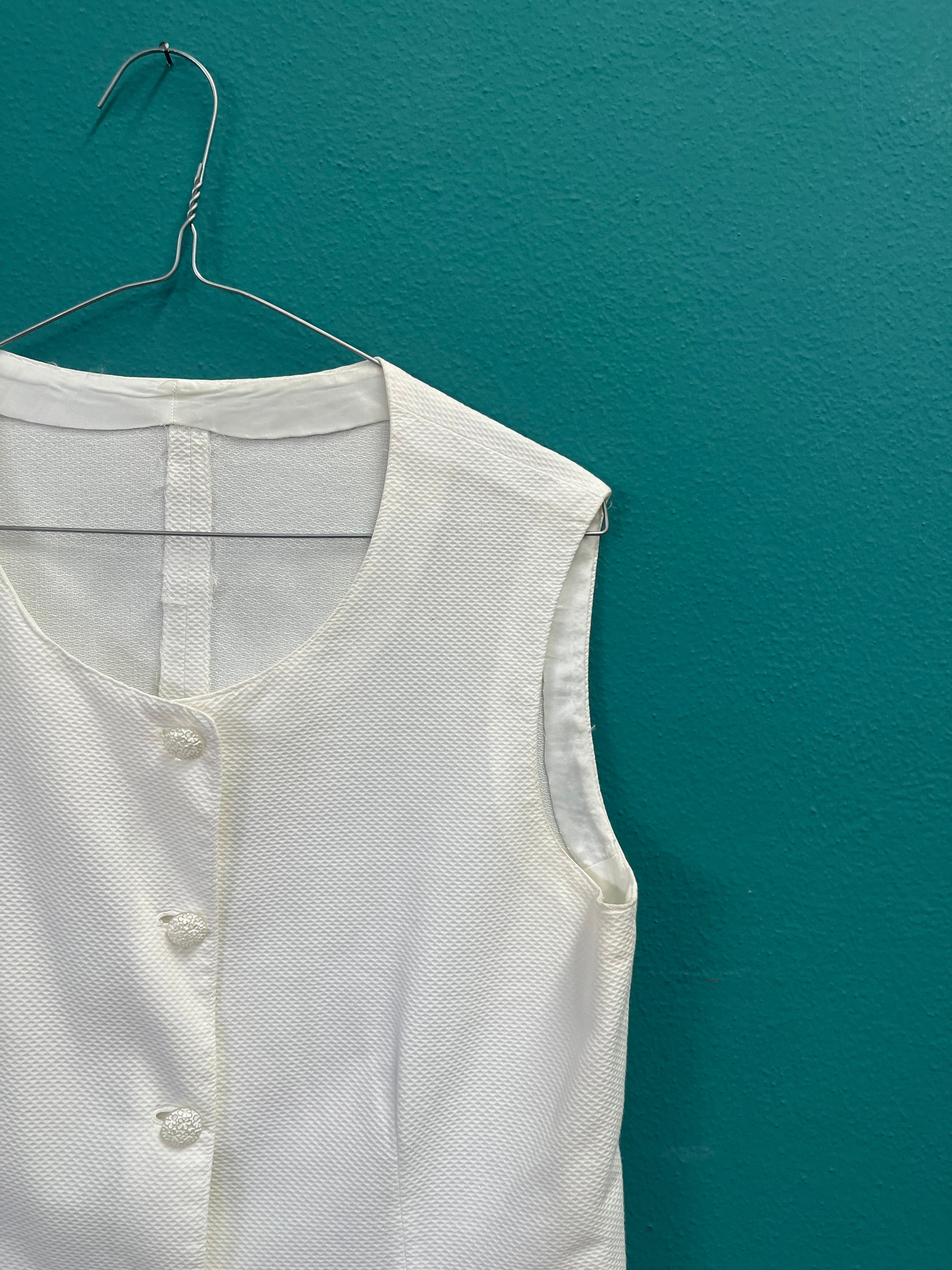 Gilet in piquet di cotone