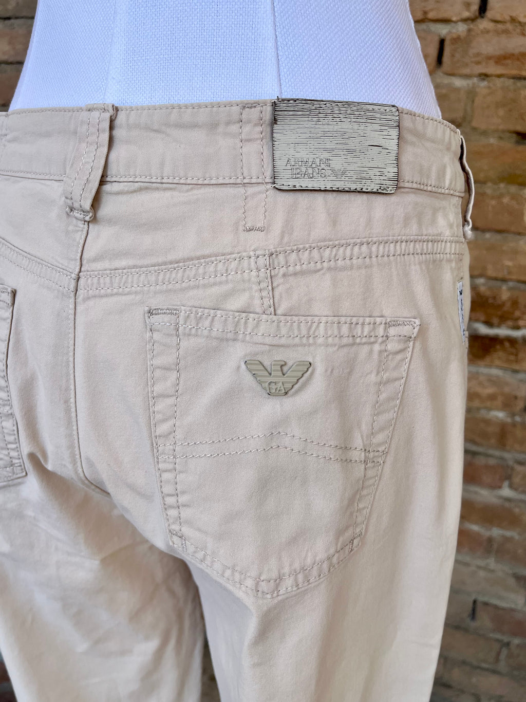 Pantaloni di cotone Armani Jeans