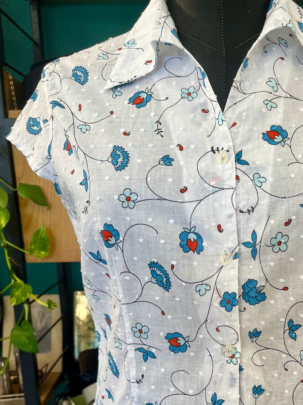 Piccola camicia cotone stampato