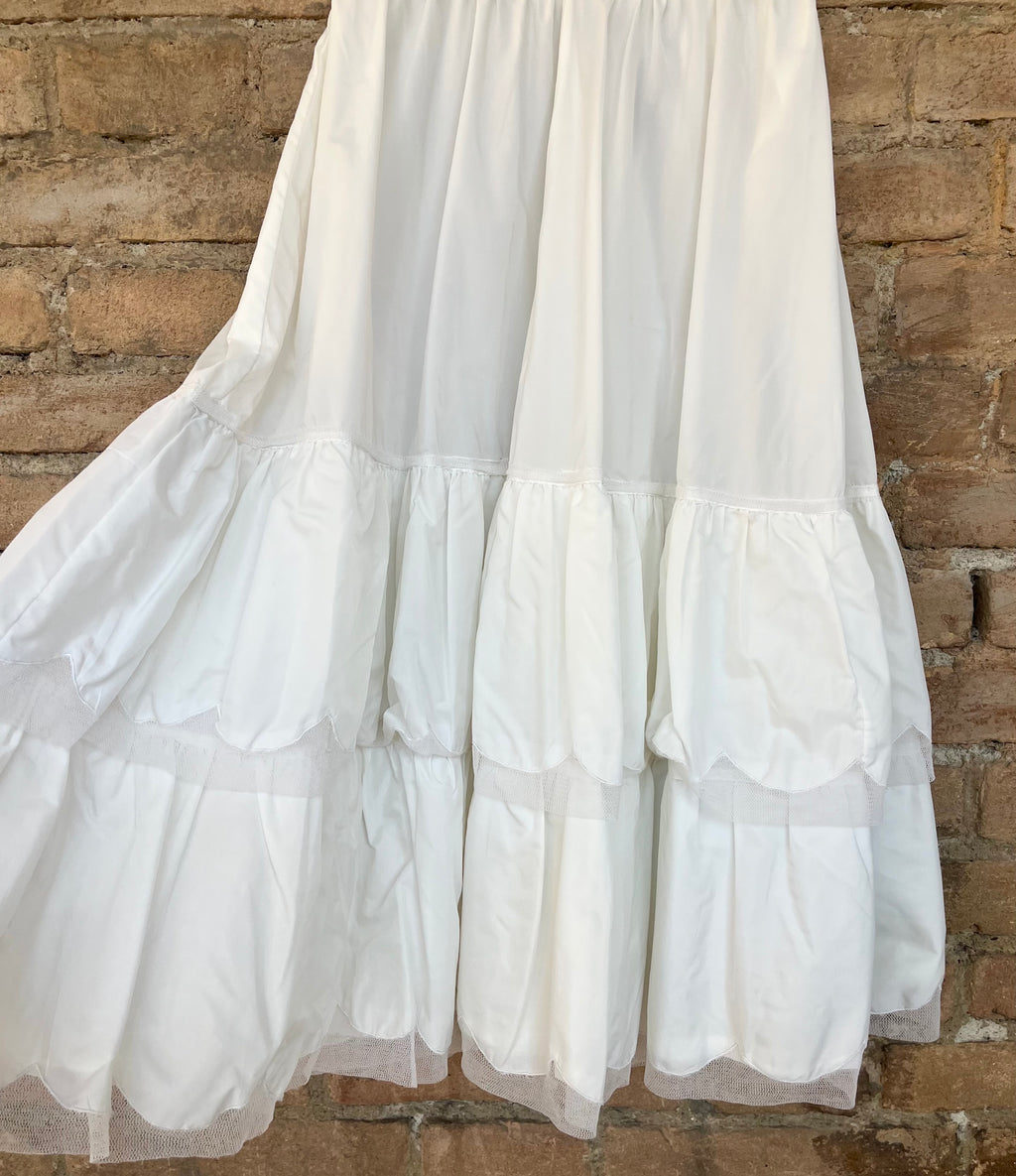 Sottogonna con balze di tulle