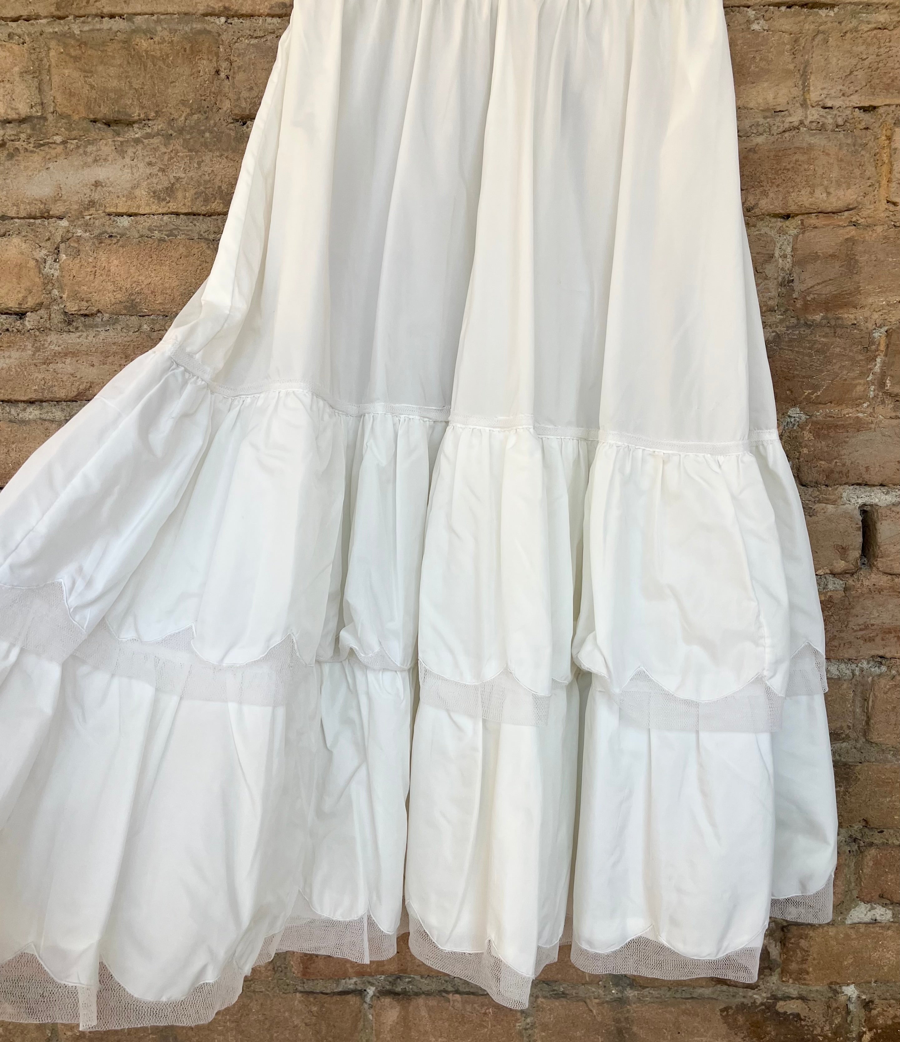 Sottogonna con balze di tulle