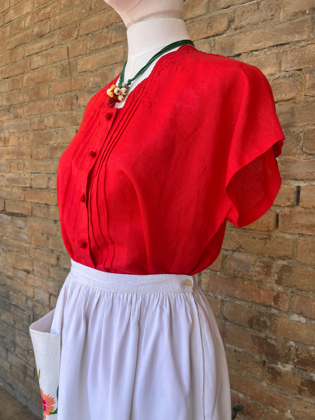 Camicia in misto lino e cotone