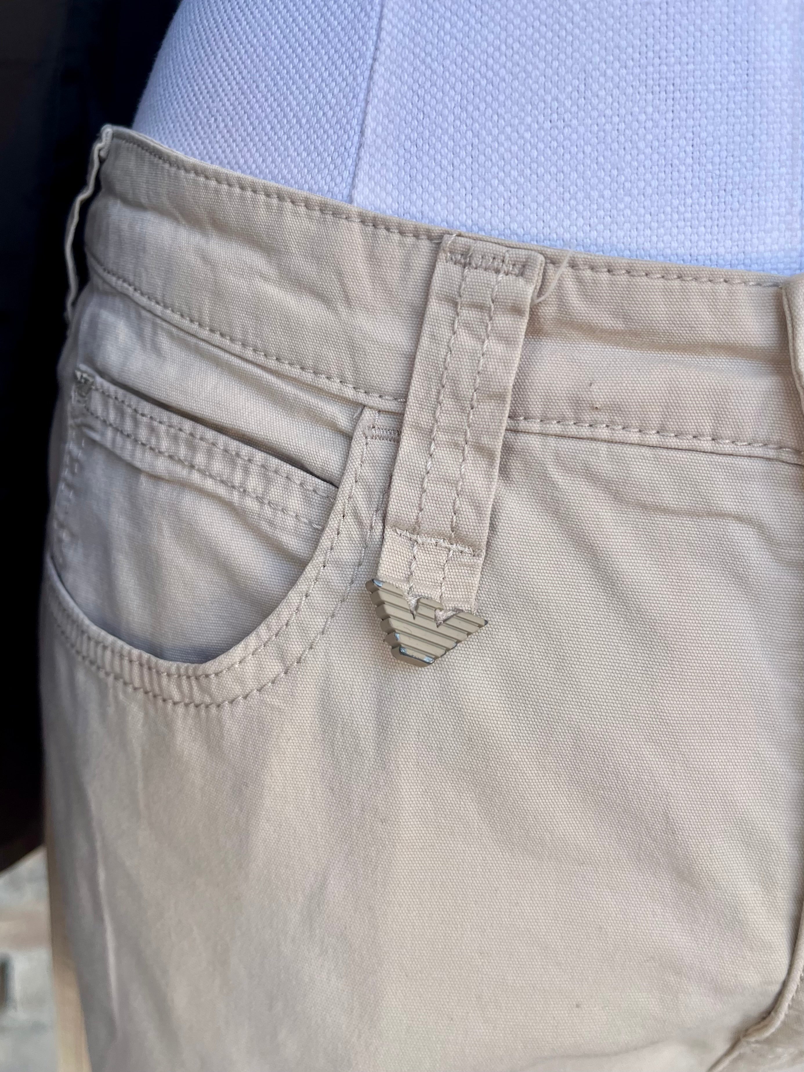 Pantaloni di cotone Armani Jeans