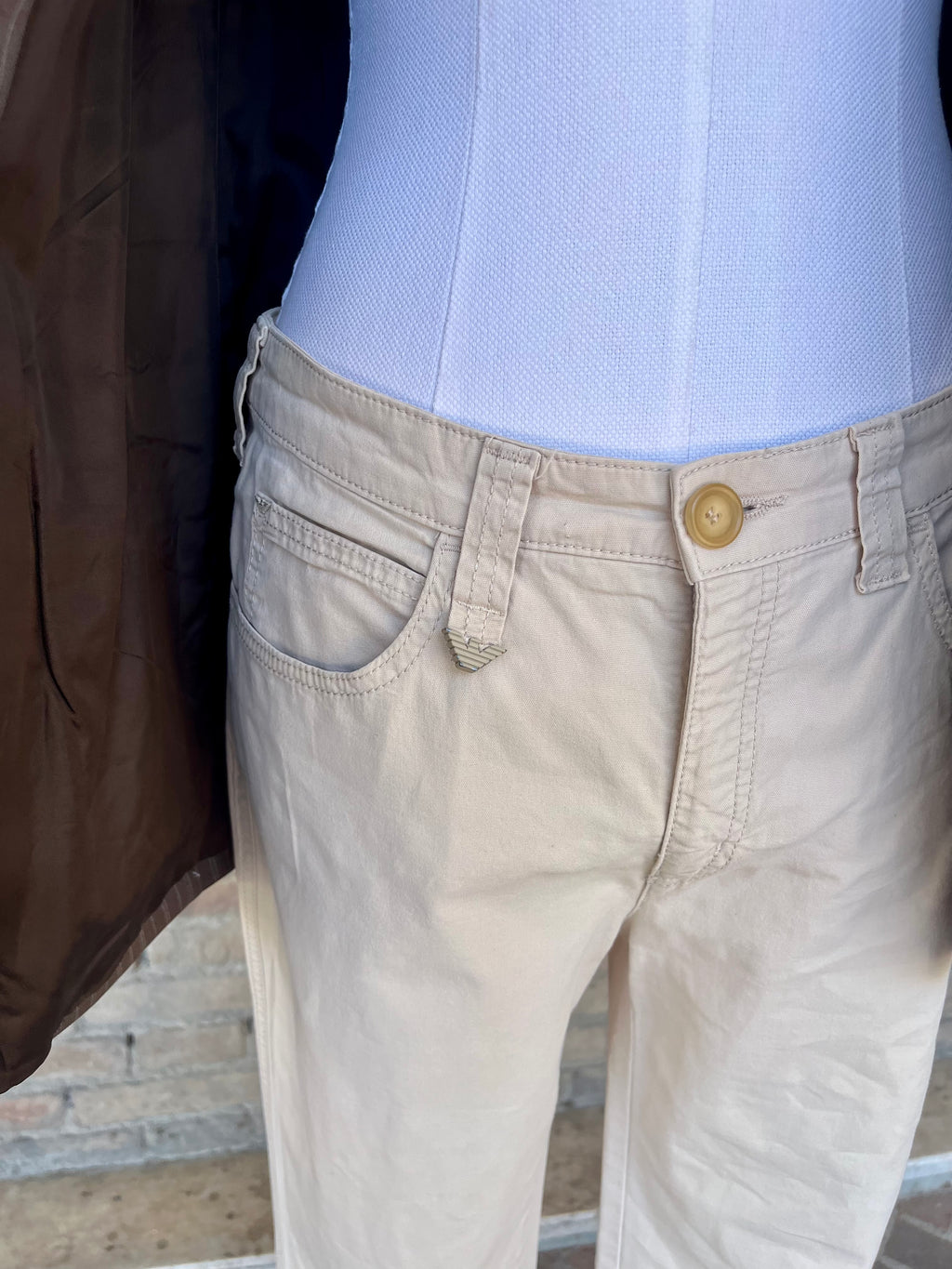Pantaloni di cotone Armani Jeans