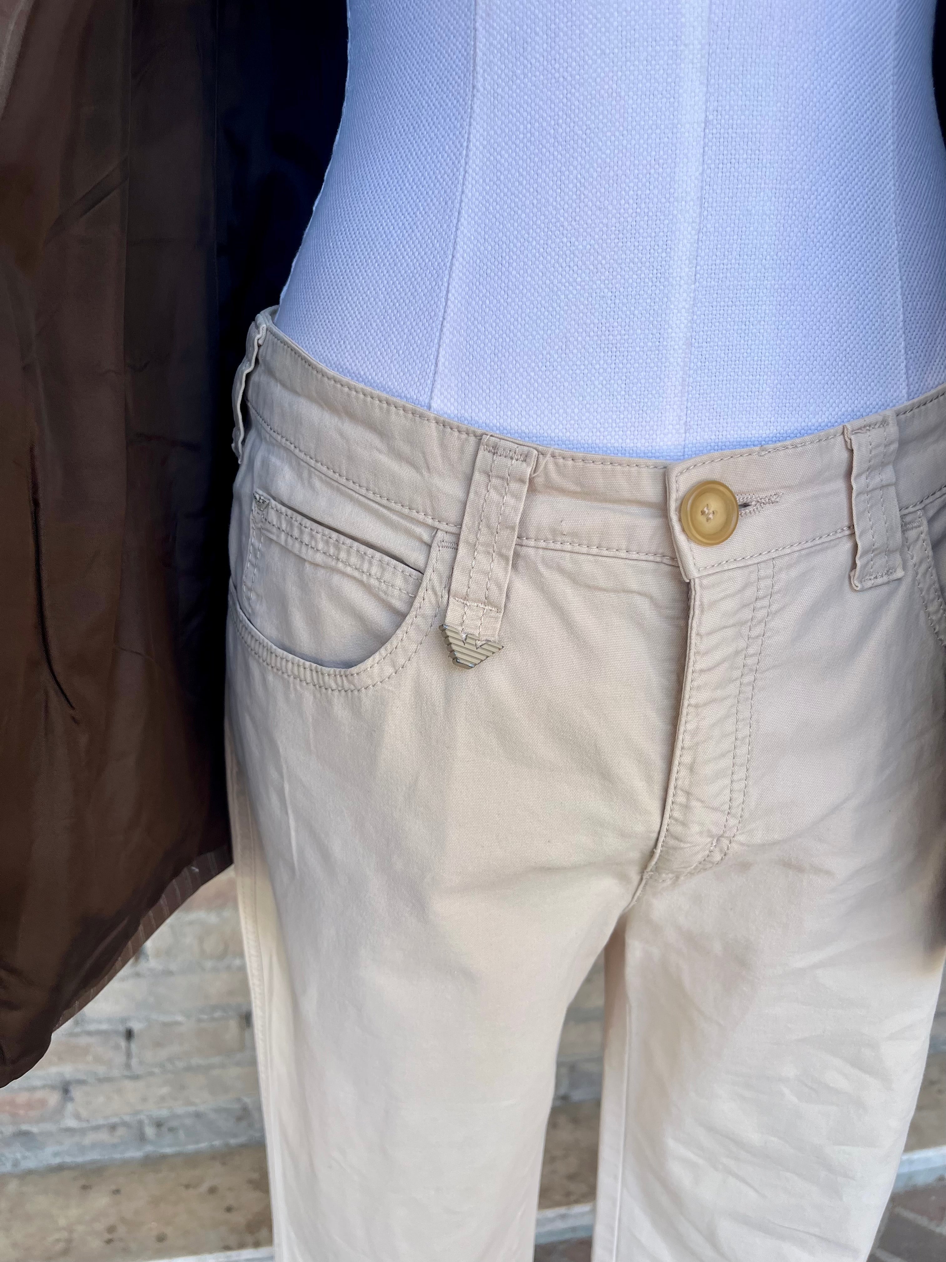 Pantaloni di cotone Armani Jeans