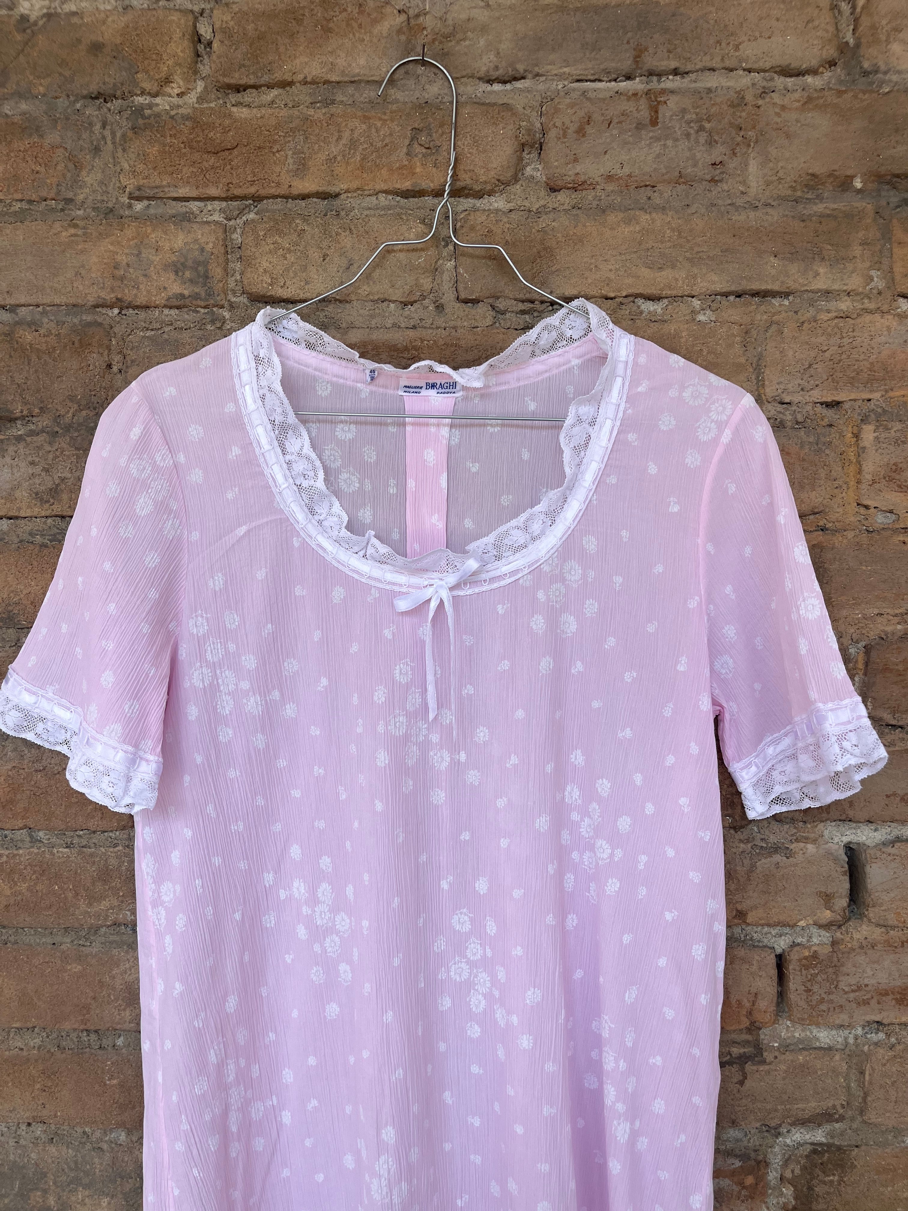 Camicia da notte in cotone