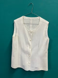 Gilet in piquet di cotone