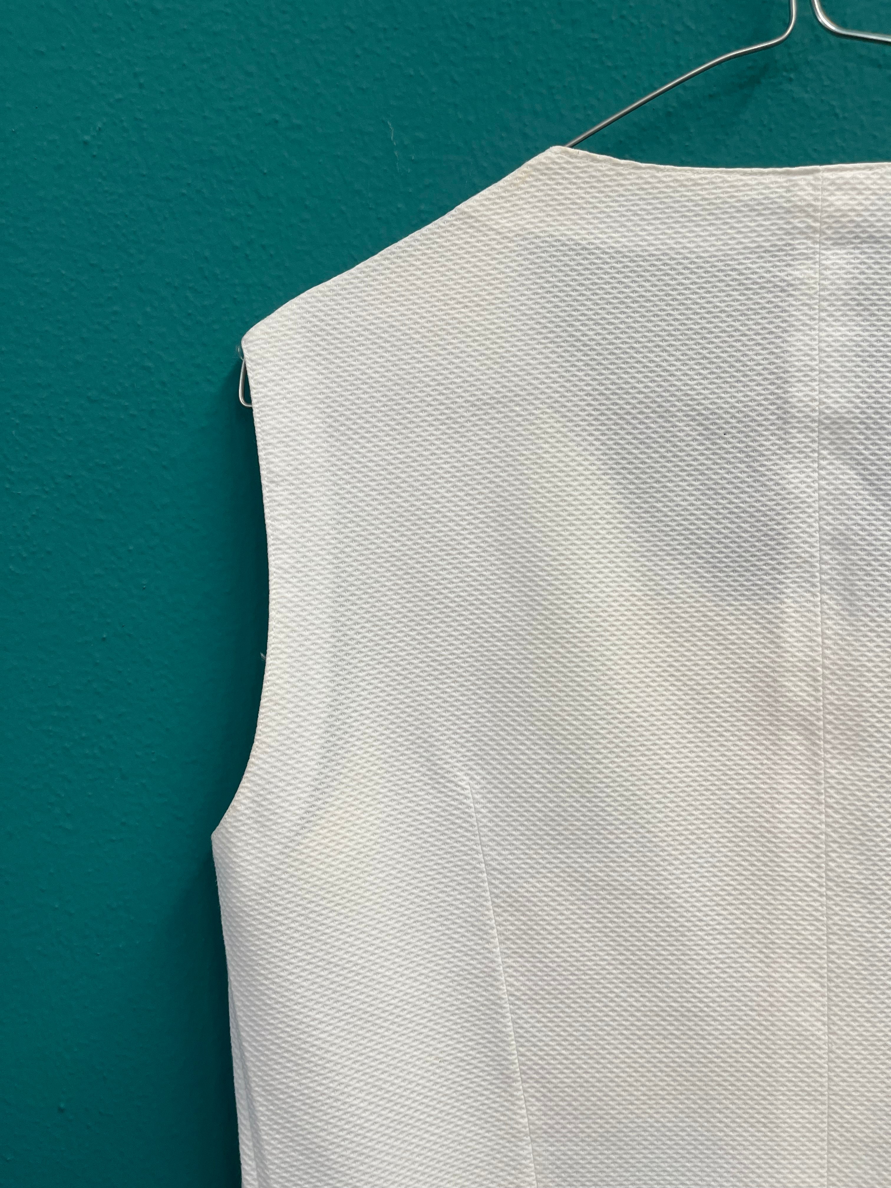 Gilet in piquet di cotone