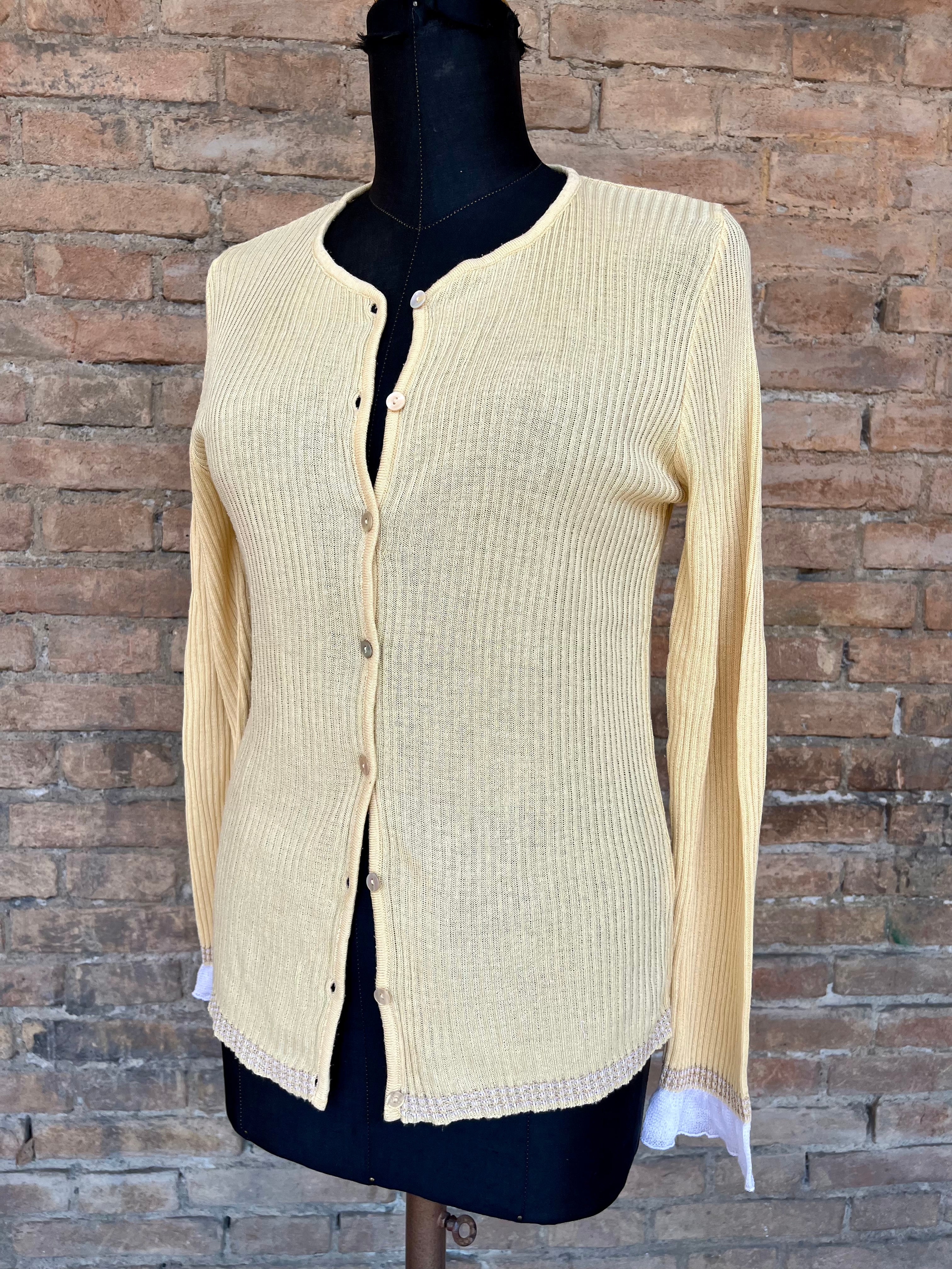 Cardigan in viscosa