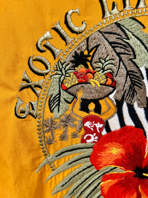 Abito cotone ricamato