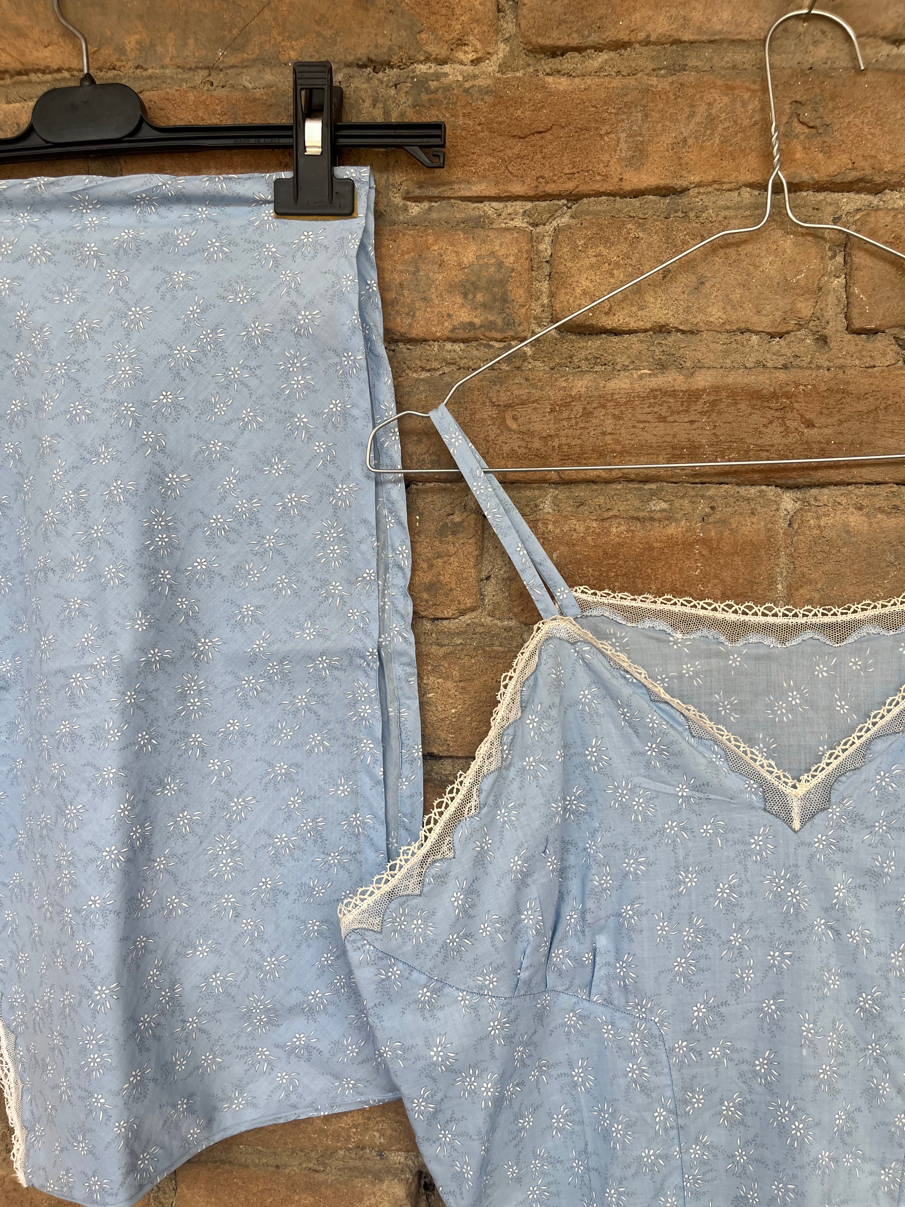 Completo sottoveste e mutandine