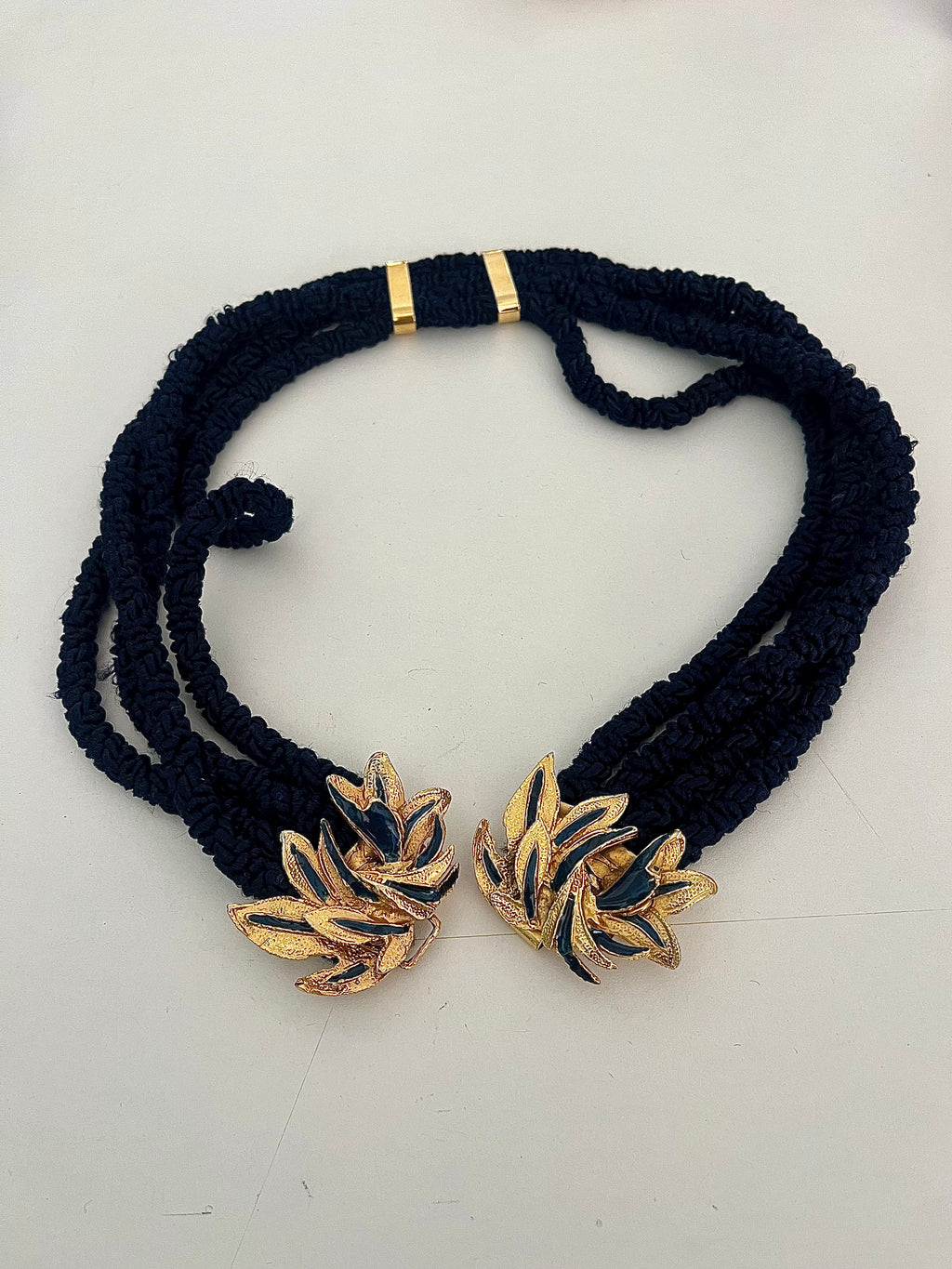 Cintura elastico con fibbia smaltata