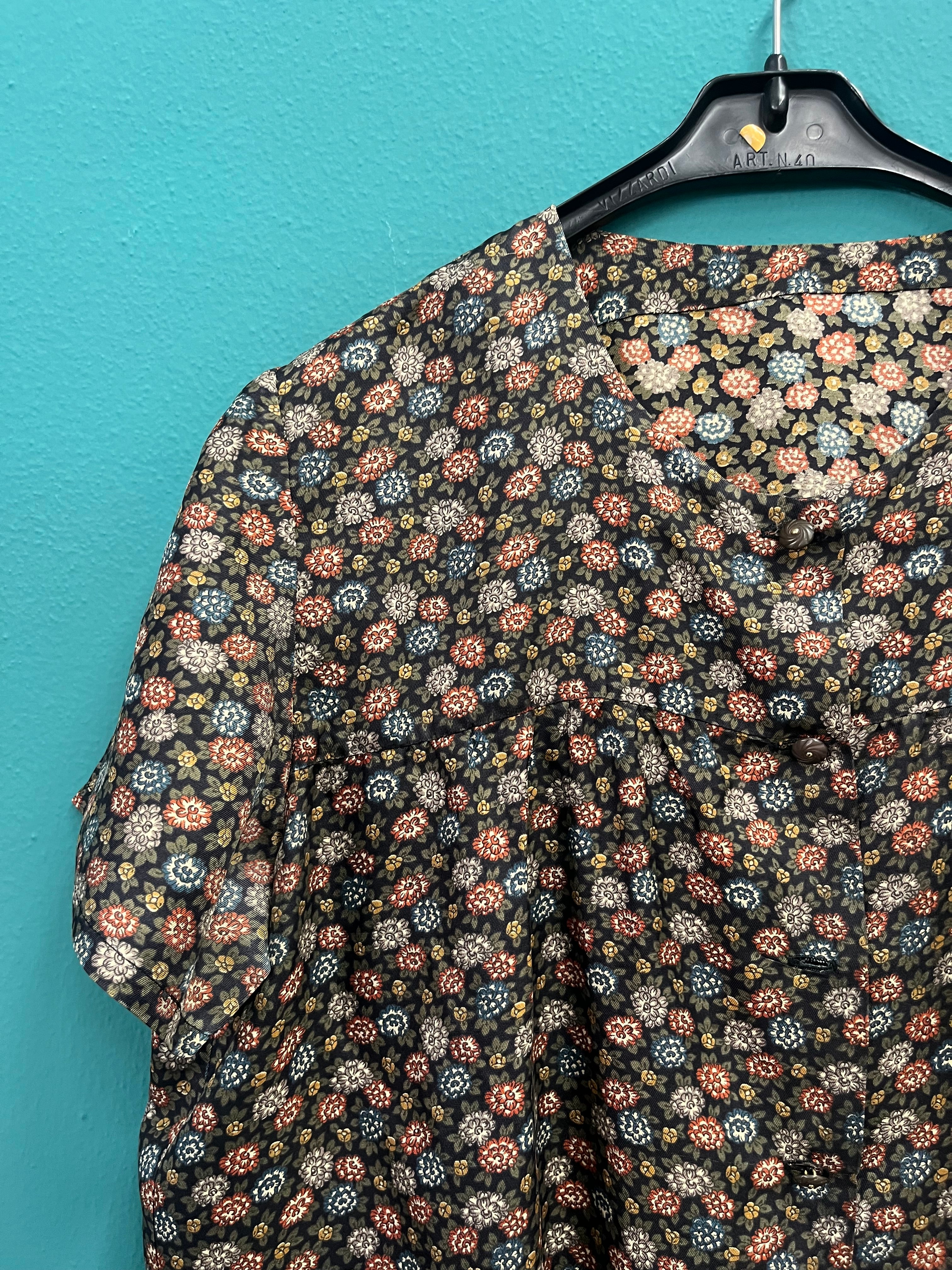 Camicia viscosa piccoli fiori