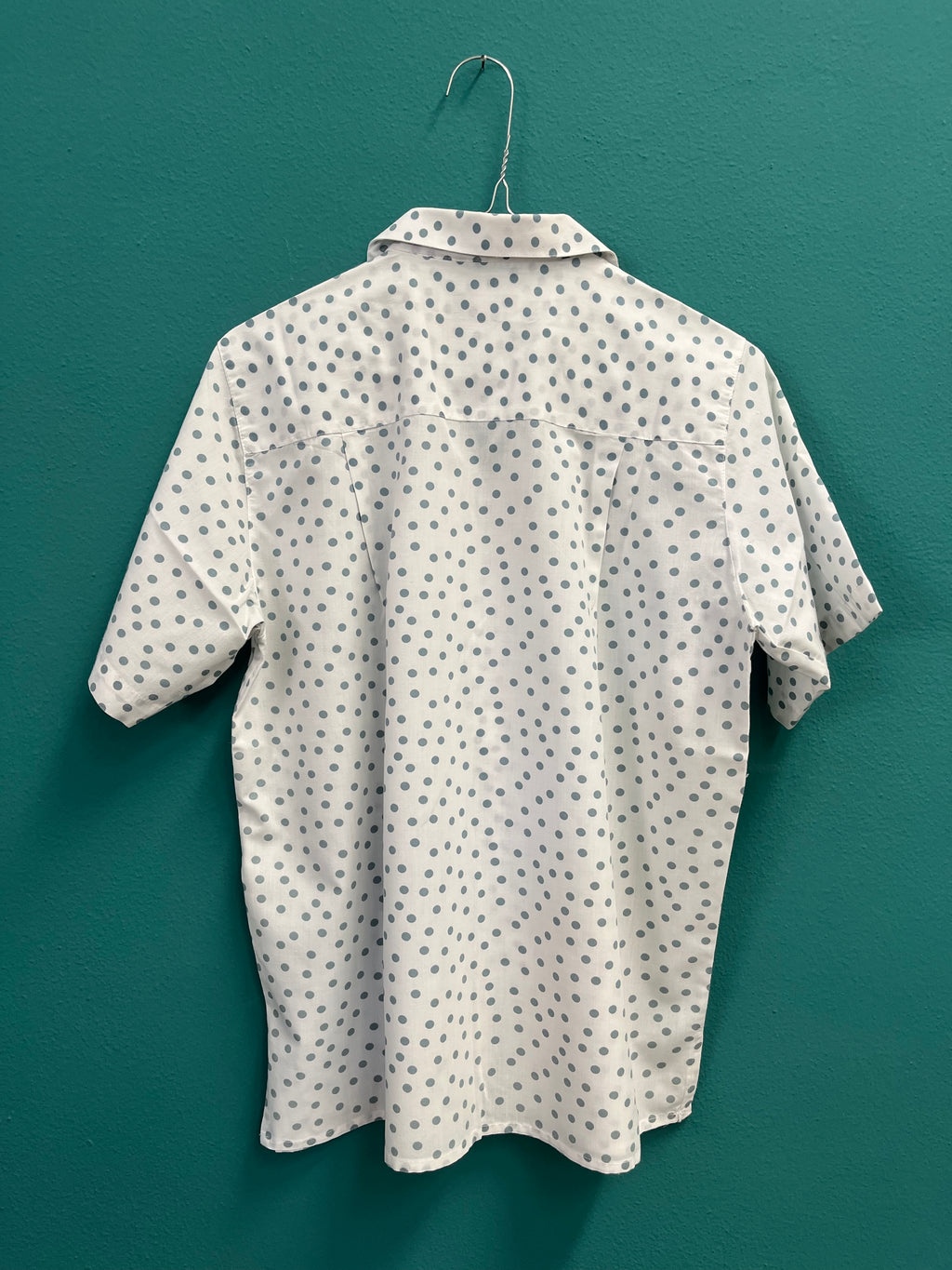 Camicia di cotone a pois