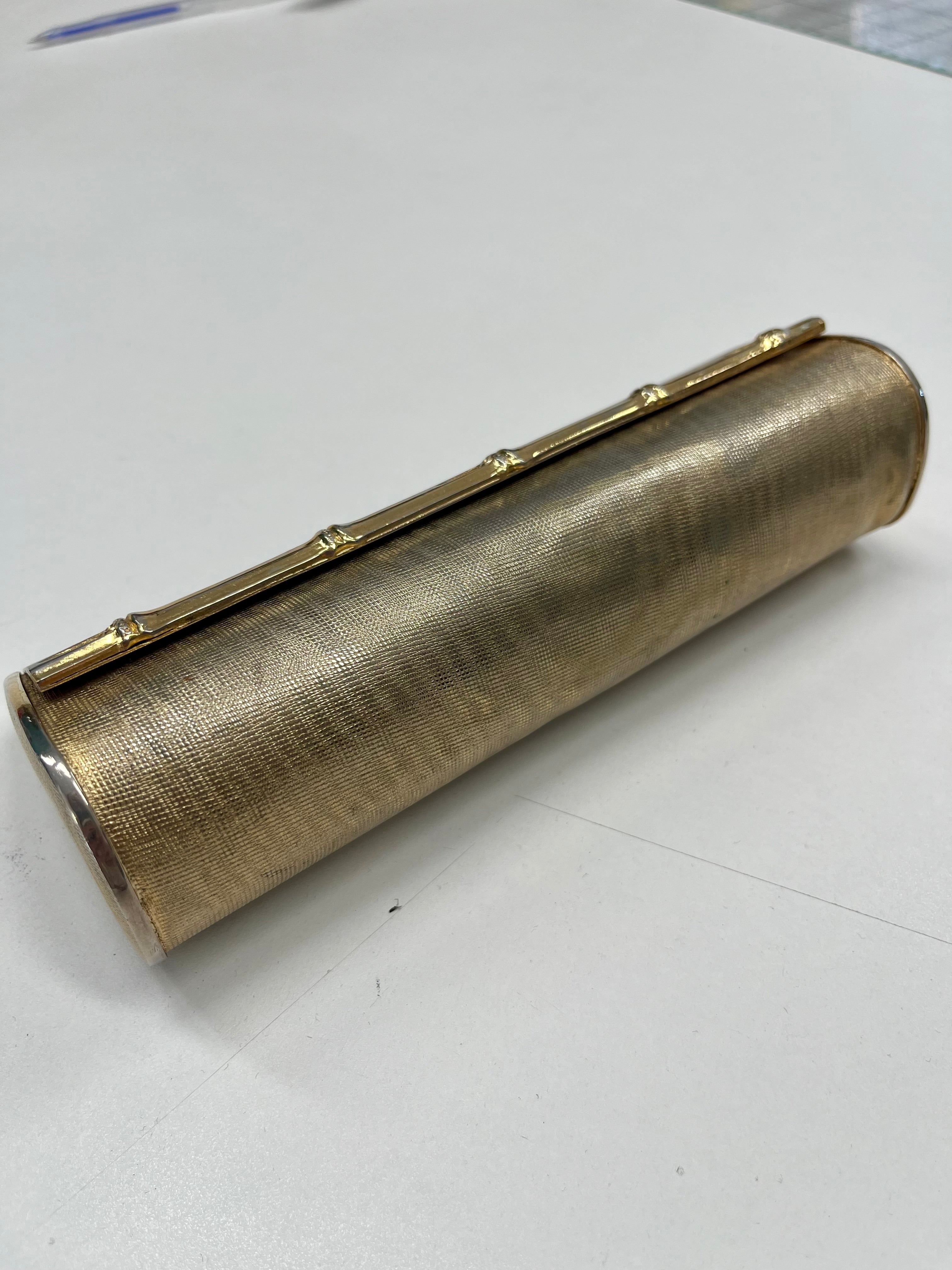 Pochette metallo dorato