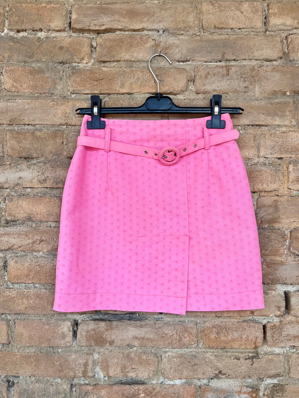 Minigonna in cotone jaquard
