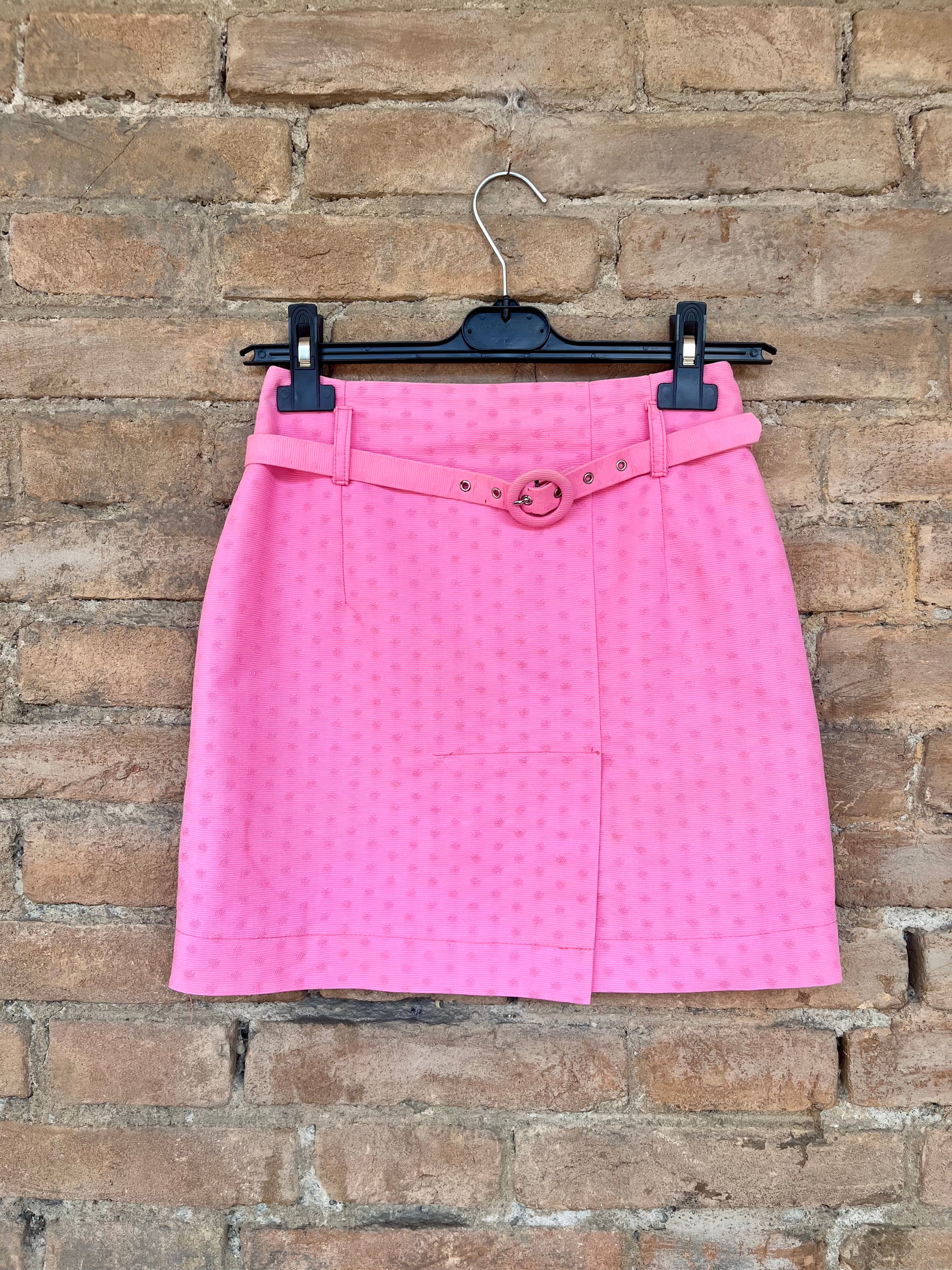 Minigonna in cotone jaquard